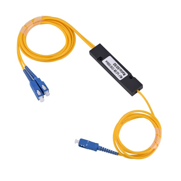 1 til 2 Singlemode SC Optisk Fiber Splitter Kabel med SC SC Stik