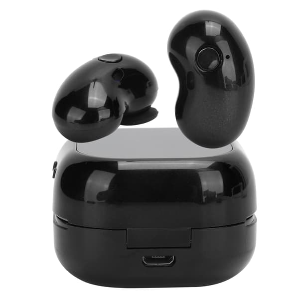 S6 PLUS TWS Bluetooth 5.1 Høretelefon LED Farveskærm Trådløst Headset Ørepropper med Mikrofon Sort
