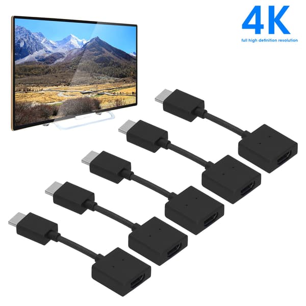 5 stk. HD Multimedia Interface forlængerkabel han til hun adapterkonverter 4K
