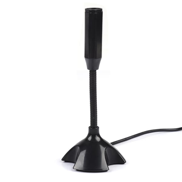 Mini Kondensator USB 2.0 Mikrofon Fleksibel Bordstativ Mikrofon til PC Bærbar