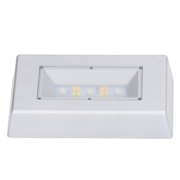 LED Display Base Multi Mode Belysning Sølv Rektangulær LED Lys Display Base med USB-kabel til Smykker Krystaller