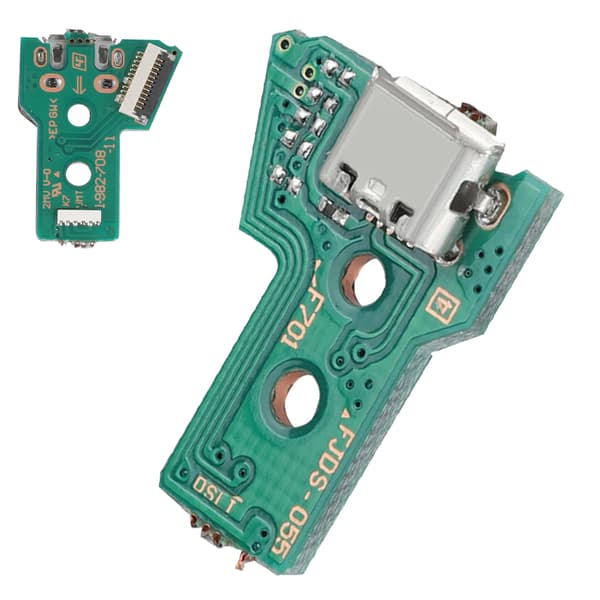 Udskiftning USB-opladningskort Portstik Oplader JDS-050 til PS4 Controller Game Handle