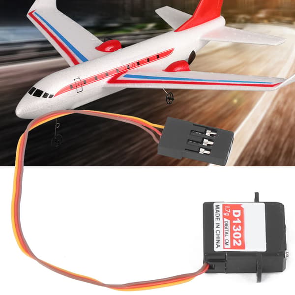 D1302 Micro Mini Digital Servo Reservedele Tilbehør til Fastvingefly Model JR Stik