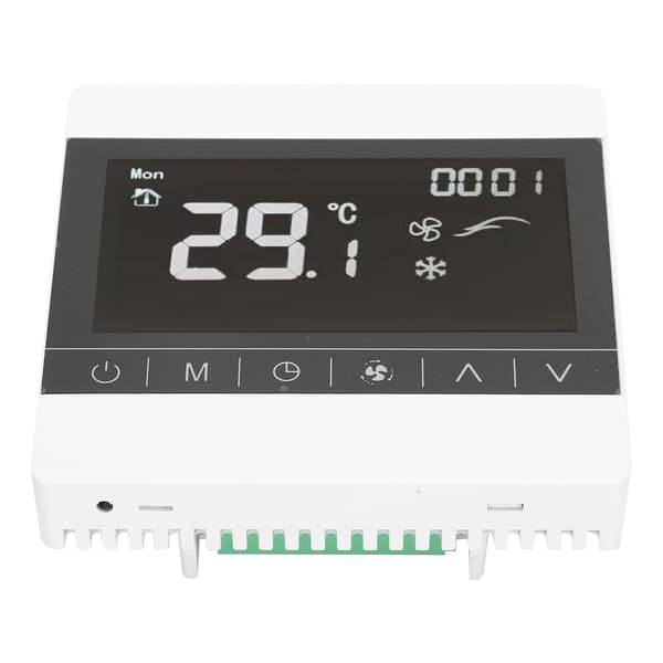 Central luftkonditioneringstermostat pekskärm intelligent temperaturregulator AC180-260V