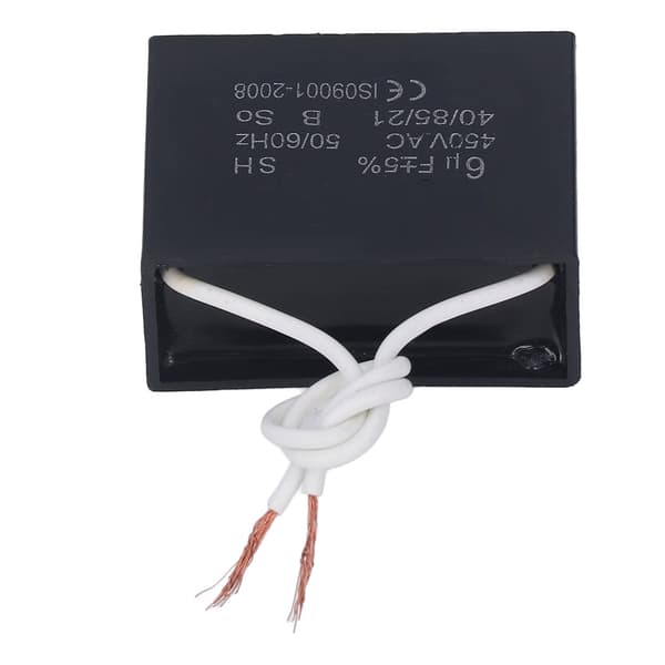 Motorstartkondensator 450V AC 6uF 50/60Hz, tilbehør til ventilatorpumpegenerator