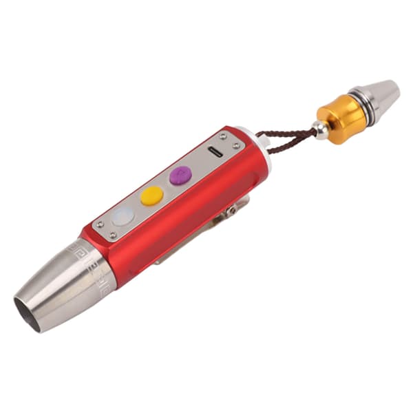 Jade Appraisal Light 3 Light Source Stepless Dimming LED Jade Identification Flashlight for Jewelry Red