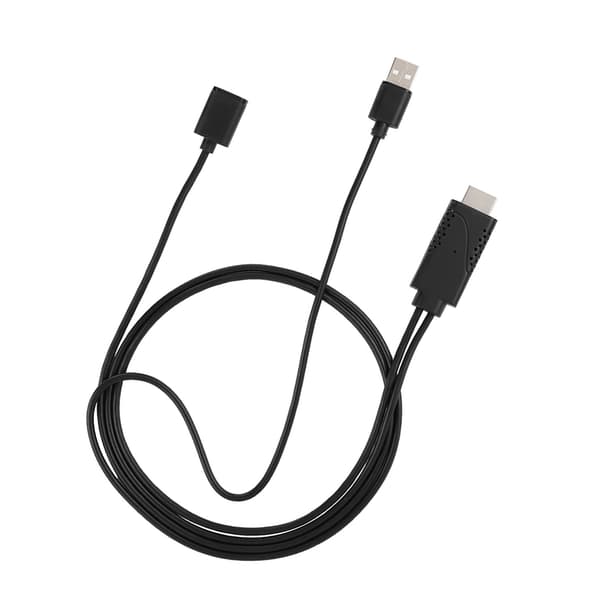 2 i 1 1080P USB hun til HDMI han HDTV adapterkabel til iPhone Android