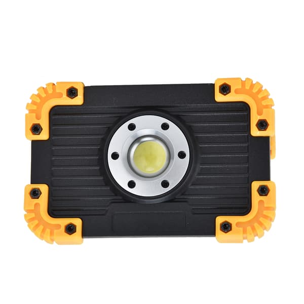 LED Nødprojektør Mini COB Arbejdslys Bærbar Rund USB Opladning Campinglys til Udendørs