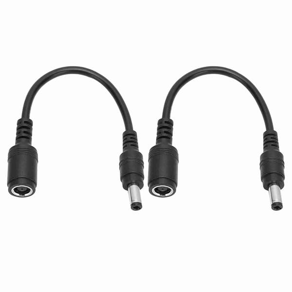 2 stk. DC-strømopladeradapterkonverter 7,4x5,0 mm hun til 5,5x2,5 mm han til HP bærbar computer