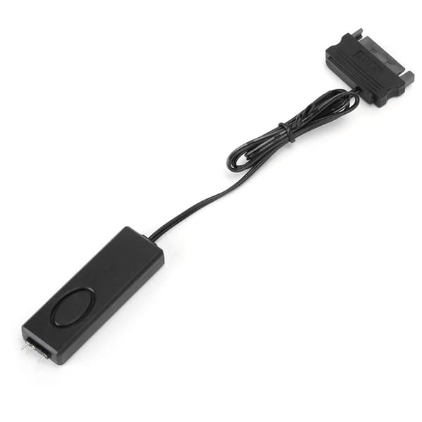 RF fjernbetjening blæser lys controller PC tilbehør 5V Symphony ARGB sort SATA-Pin (sort)