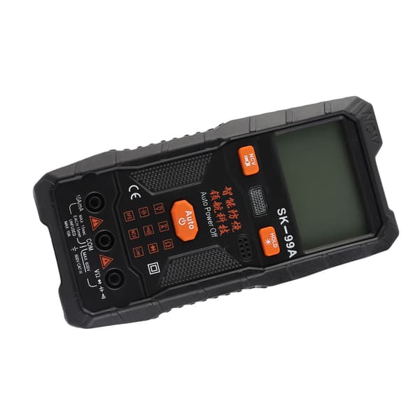 Nøjagtigt digitalt multimeter med stemmeudsendelse, auto-range tester til spænding, strøm, kapacitans, modstand