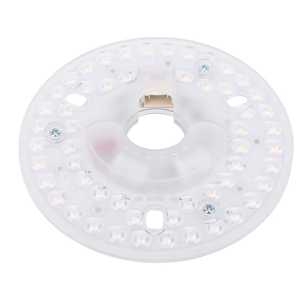 4,9 tommer LED-lysmotor eftermontering magnetisk loftventilator LED-lyserstatning 3 farver energibesparende rund