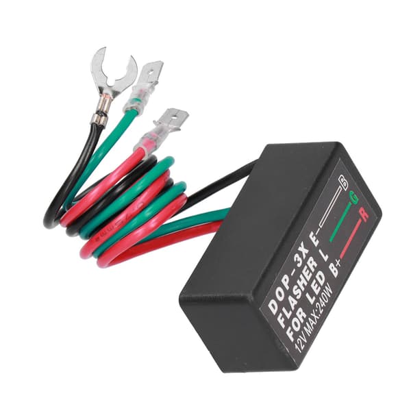 Bil 12V 20A LED Blinkersrelä DOP-3X Universell Motorcykel Indikator Blinkermodul