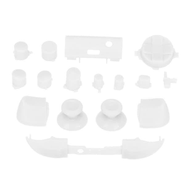 Komplet sæt med knapper til controller, udskiftningshåndtag, tilbehørssæt til Xbox Series X Hvid