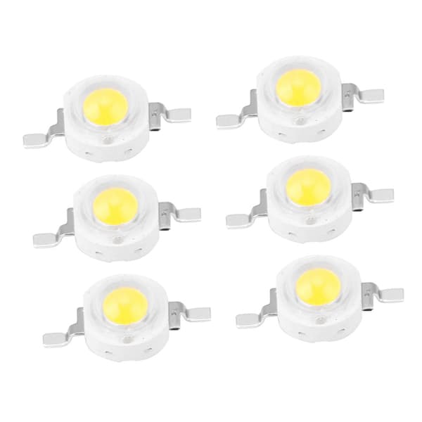 1W High Power LED-perler Lysdiode-chips SMD til DIY-belysningsarmaturer Hvid