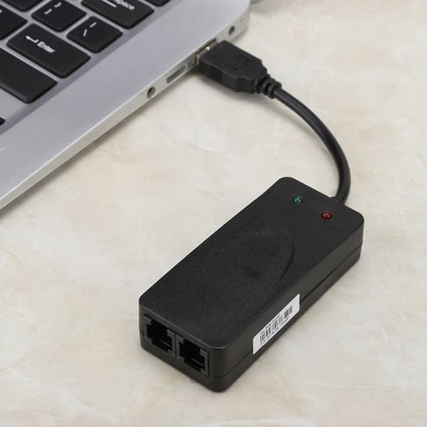 Faxmodem Dubbelport USB2.0 56K Externt Modem Drivrutin för Win 7/Win 8/Win 10/Win XP