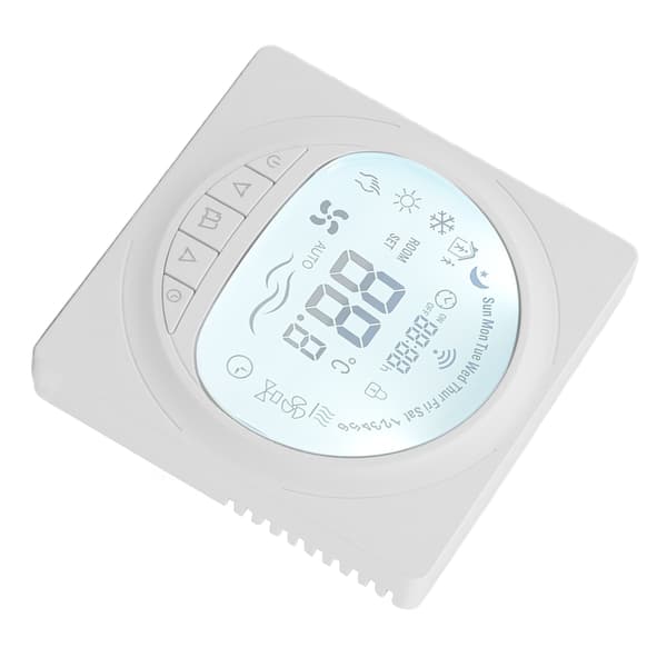 Gulvvarmetermostat Programmerbar Stort LCD-display VVS-temperaturregulator med 485-kommunikation 220V