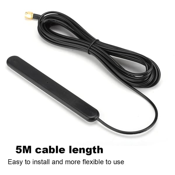Fm Dab Dab Digital Radio Antenne 5M SMA 20db 5v 15mA Klæbende Montering Antenne