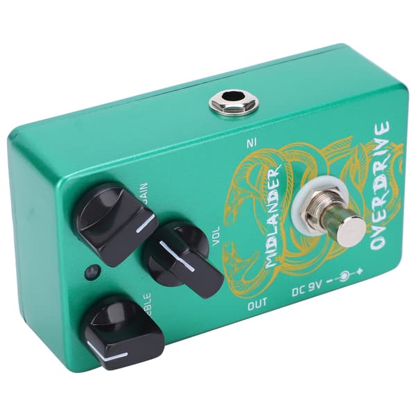 Overdrive Pedal Elgitarr True Bypass Effekt Musikinstrument Tillbehör