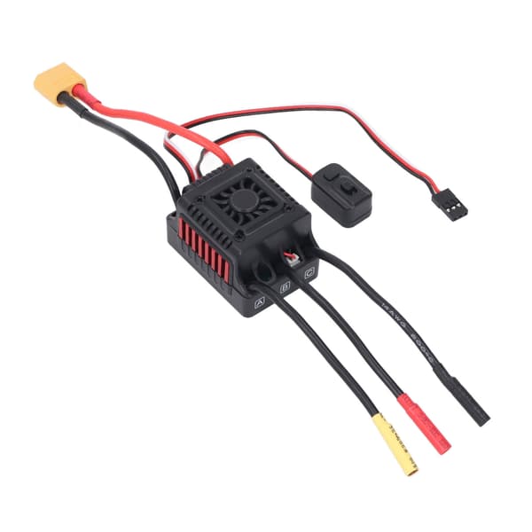 45A Børsteløs ESC Elektronisk Hastighedsregulator til 1/10 RC Bil, Universal Pasform
