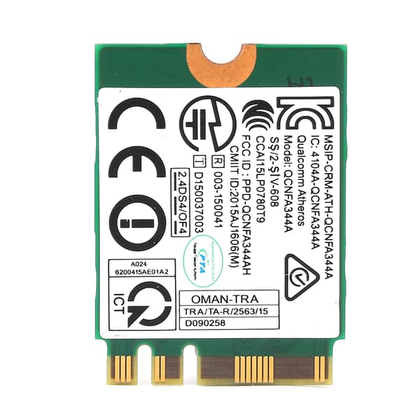 DualBand trådløst netværkskort QCNFA344A WiFi til Bluetooth-chipmodel trådløst modul til Windows