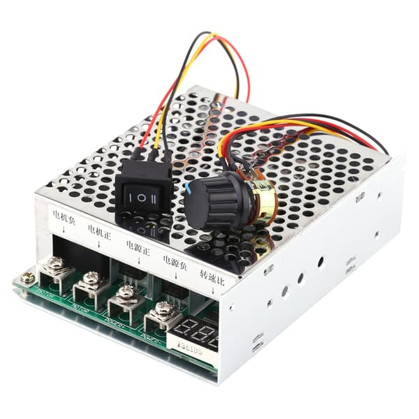 10V-55V 60A DC Motor Hastighedsregulator Guvernør Reverserende Retningskontakt Med Digitalt Display