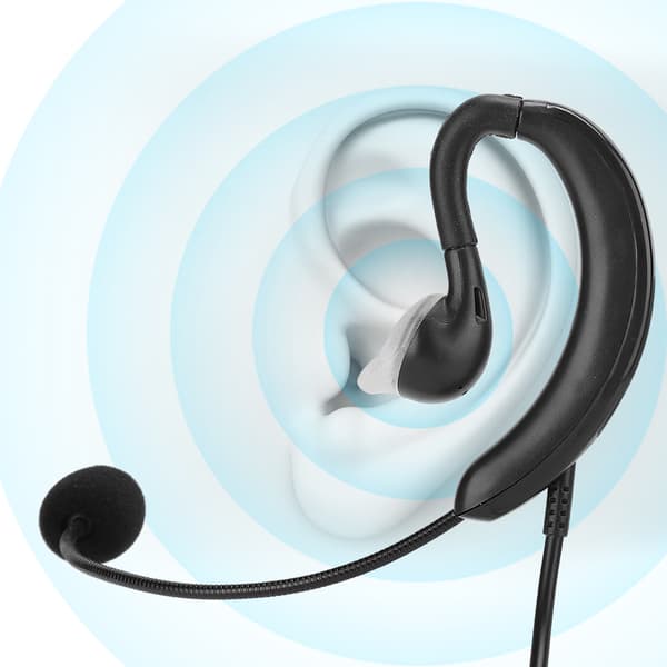 Öronkrok Headset USB Hörlurar Dator Notebook Tillbehör för Skype / QQ / MSN
