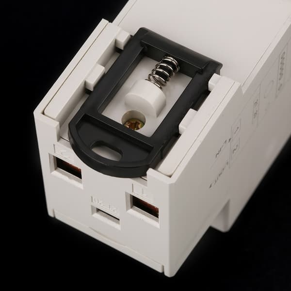 220V 10(40)A Digital enfas 2-tråds 2P DIN-skena KWh effektmätare