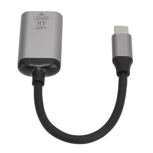 USB C til DisplayPort-adapter 4K 60Hz aluminiumslegering Plug and Play USB C til Mini DP-adapter til bærbar computer, telefon, tablet