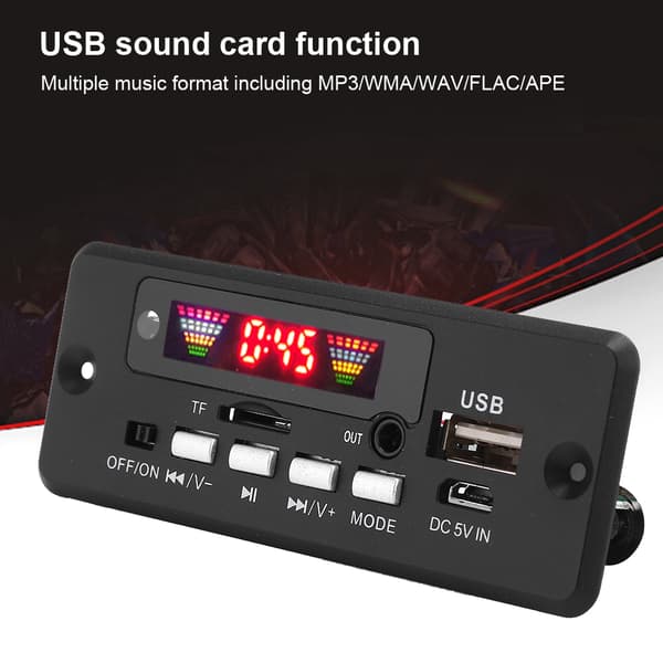 Bluetooth 5.0 Audio MP3-avkodarkortsmodul med fjärrkontrollhögtalartillbehör