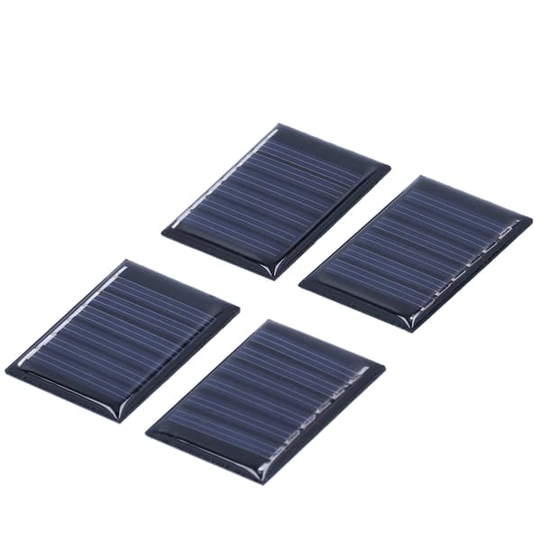 4 st 0,15W 3V solpanel polykisel DIY solcellsladdningsmodul tillbehör 40x30mm