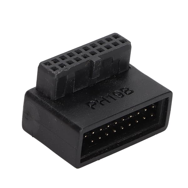 USB 3.0 90° Adapter Flerskiktskretskort Enkel Installation 19/20Pin Strömadapter PH19B