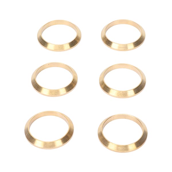 6 stk. IN 14 Nixie-rør Kobberring DIY Ur Dekorative Ringe til IN 14 Nixie-rør Ur