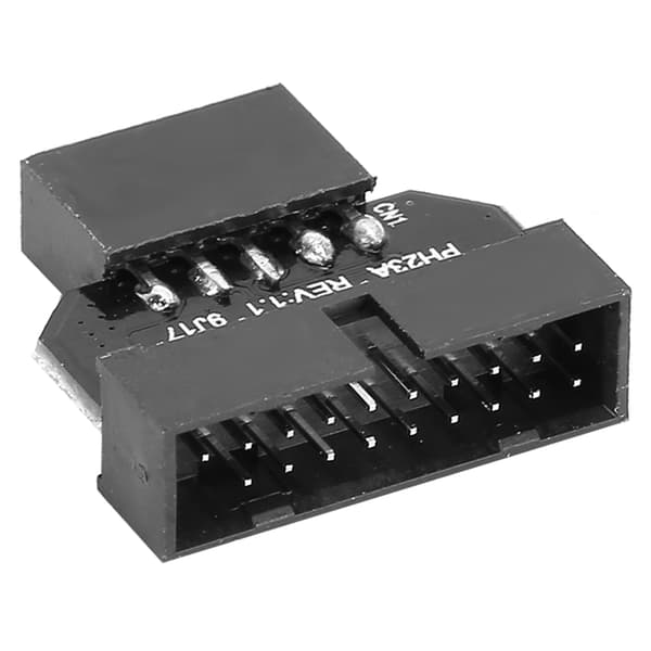 PH23A Moderkort USB 2.0 9Pin till USB 3.0 19P Plugin-kontaktadapter (PH23A)