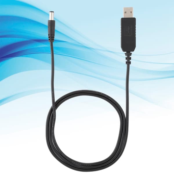 USB til 5.5MM x 2.1MM Interface 5V til 12V Boost-kabel til bordlamper / routere / modemer