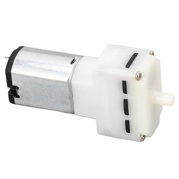 Mikroluftpump DC 6V Lågbrus Mini Vakuumpump Uppblåsningspump för Maskinutrustning