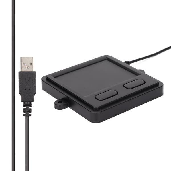 Trackpad USB Kablet Indbygget Kompakt Størrelse 2 Knapper Bærbar Praktisk Computer Touch Pad til Bærbare Computere Stationære Computere