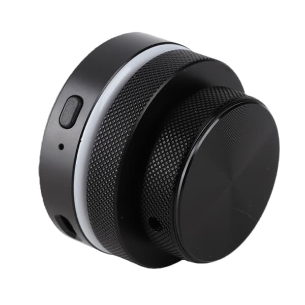 RGB drejeknap volumenkontrol med 2.4G Bluetooth USB-C kablet, sort, til Windows PC