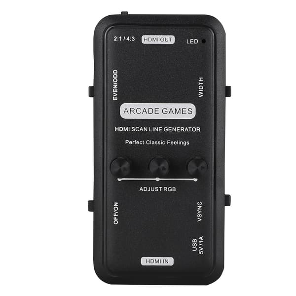 Bärbar HDMI Video Bild Scan Line Generator för ARKADSPEL