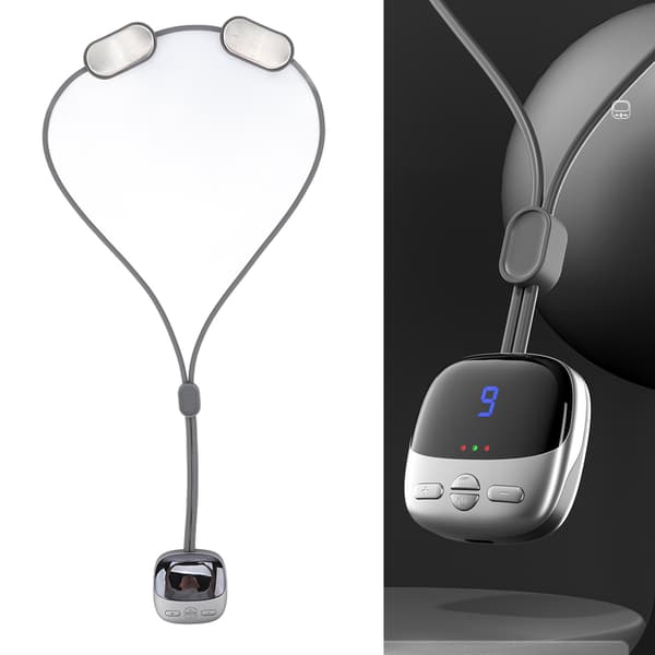 EMS Puls Elektroterapi Nackmassager Smart Smärtlindring Värme Hängande Nackmassage