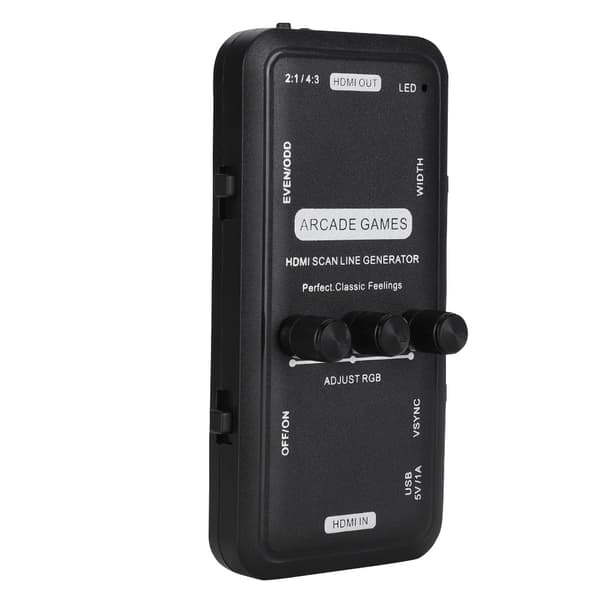 Bärbar HDMI Video Bild Scan Line Generator för ARKADSPEL