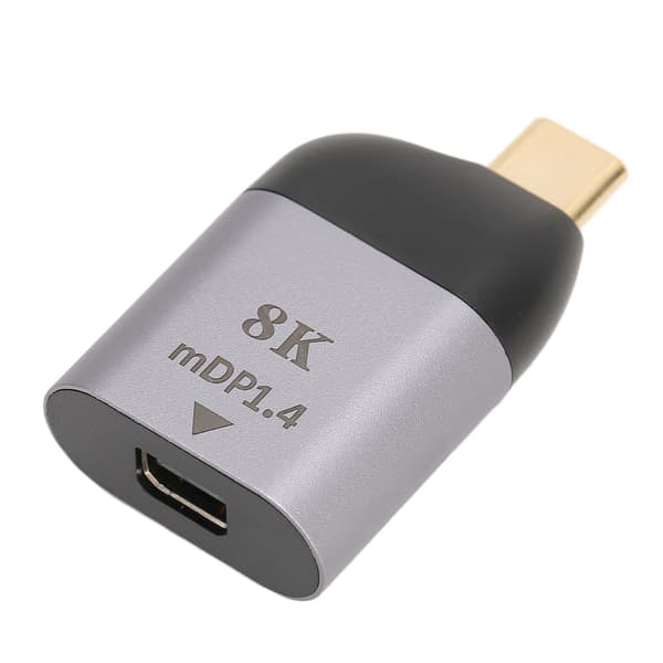 USB C - Mini DisplayPort -sovitin Pieni Plug And Play 8K 60Hz USB Type C Uros - Mini DP Naaras -sovitin