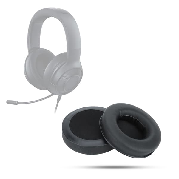 Bløde svampe-ørekopper til Razer Kraken Pro Hovedtelefon Sort