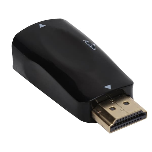 1080P HD Multimedia Interface Han til VGA Hun Adapter Konverter med Lydkabel