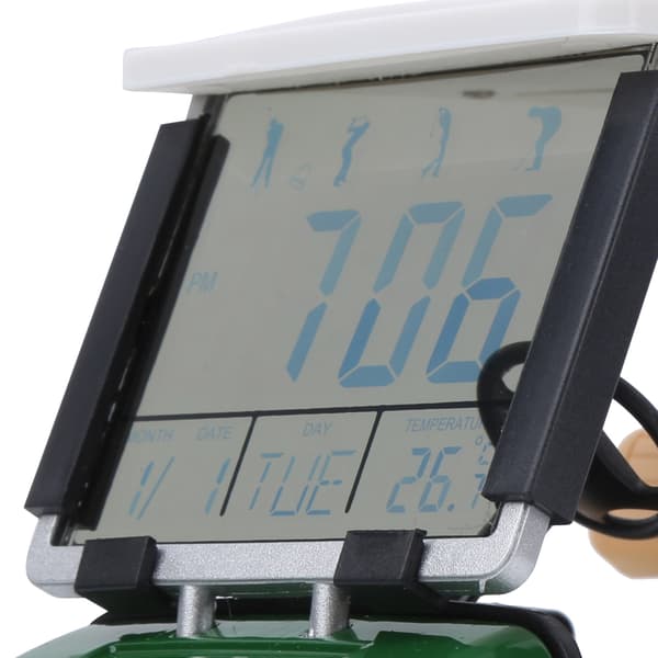 Golf evighedskalender i plastik, klubbil, gave, miniature golfvogn, urtilbehør