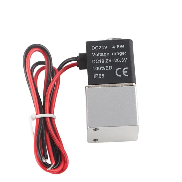 24V DC snabb respons elektrisk magnetventil 2 positioner 2-vägs luftvattenolja G1/4