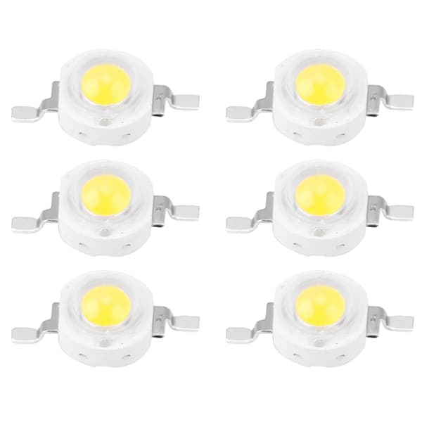 1W High Power LED-perler Lysdiode-chips SMD til DIY-belysningsarmaturer Hvid