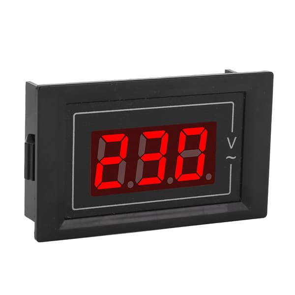 AC Displaymätare Digital Spänningsmonitor Liten Panel 1 Fas Voltmeter Multimeter AC60‑500V