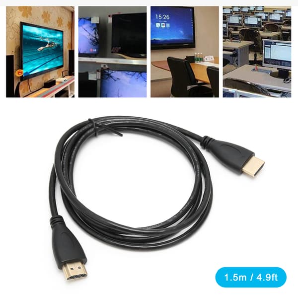 HD Multimedia Interface til HD Multimedia Interface overførselskabel til TV OS/HDTV/Xbox/PS4/PS3/projektor 1,5M