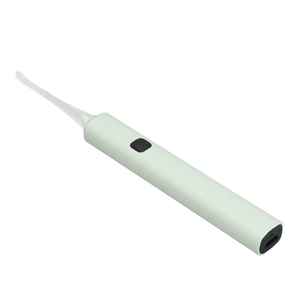 6 stk. ørerenser sæt Visuel grave-ske Digger USB-opladning Lysende med lys Mintgrøn